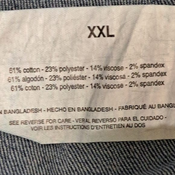 Social Standard by Sanctuary XXL Denim Jean Jacket - Picture 7 of 12